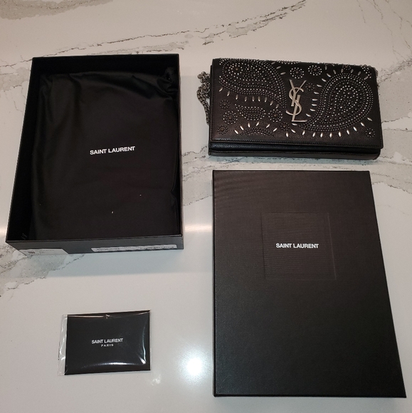 Saint Laurent Wallet on Chain crossbody ysl bag - Picture 2 of 8